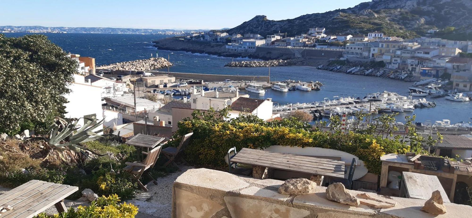 Cabanon Vue Mer Et Calanques Les Goudes Marsiglia Esterno foto